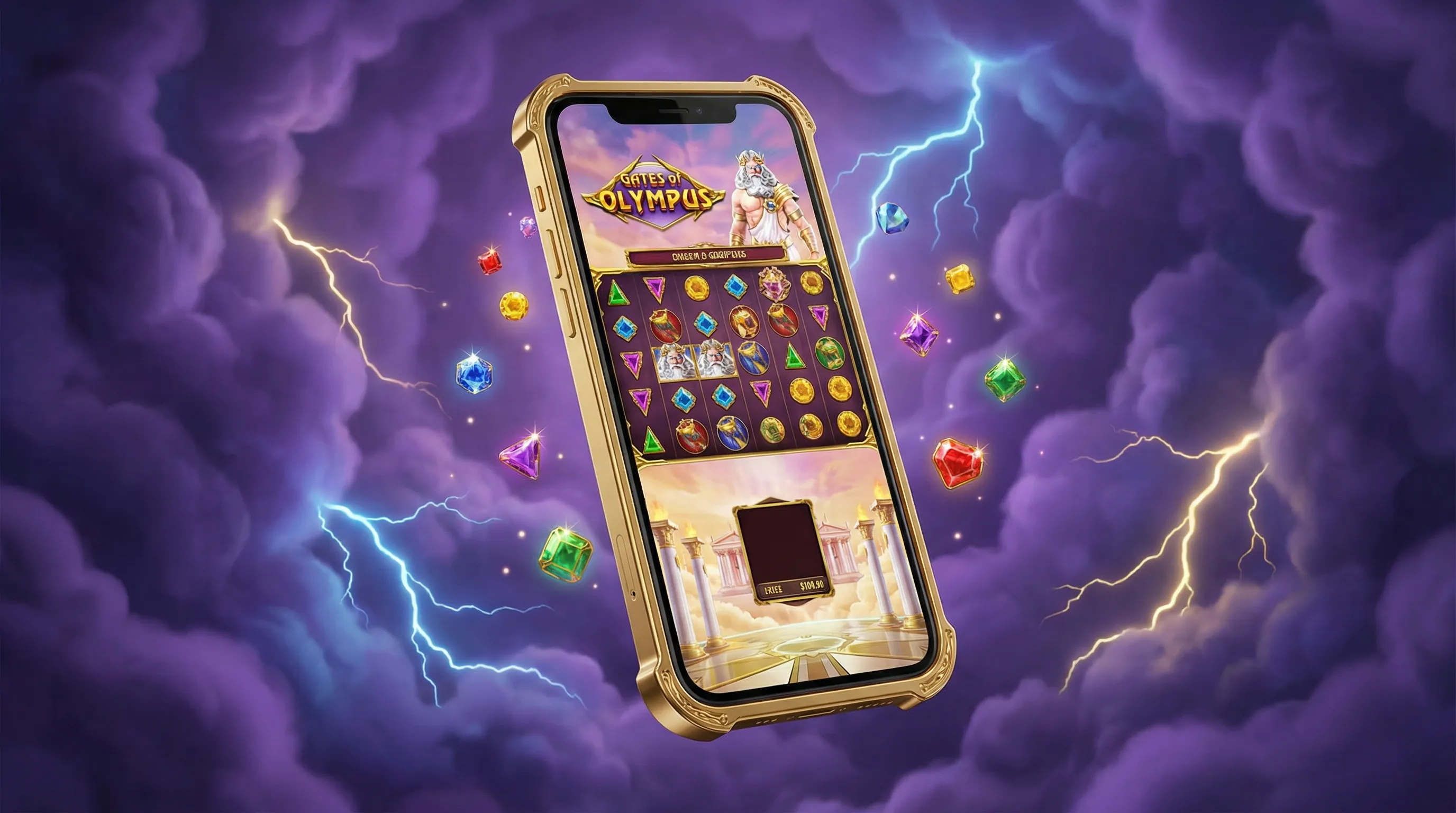 Aplicativo móvel luvabet em smartphone